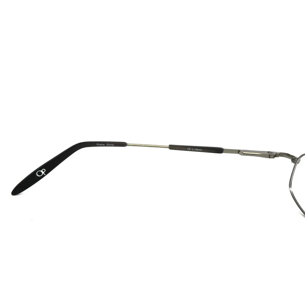 Ocean Pacific Eyeglasses Frames VOYAGER PEWTER Gray Oval Wire Rim 51-17-140